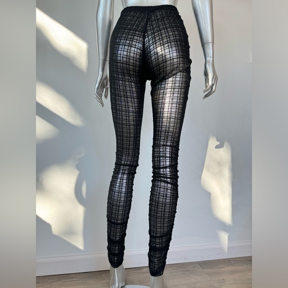 Finesse sheer mesh leggings black XS - Picture 2 of 6